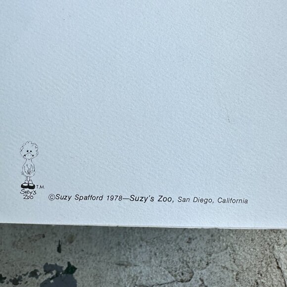 Suzy’s Zoo Series Linen Notecard - Picture 10 of 11